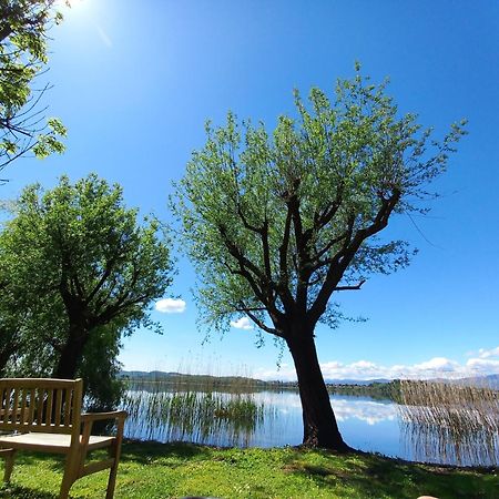 Appartamento Miralago Con Giardino Sul Lago Gavirate Bagian luar foto
